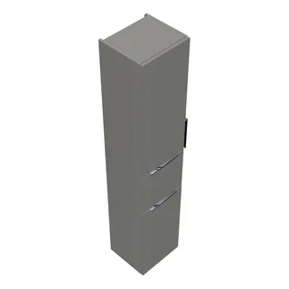 sanibel-Hochschrank 2.0 FLEX HSKV035L links 350x1760mm Weiß Glänzend