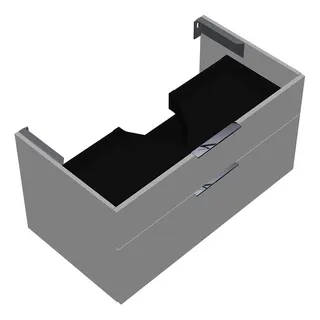 sanibel-Waschtisch-Unterschrank 2.0 FLEX WVIE100 zu Konsole 1000x520x540mm Weiß Matt