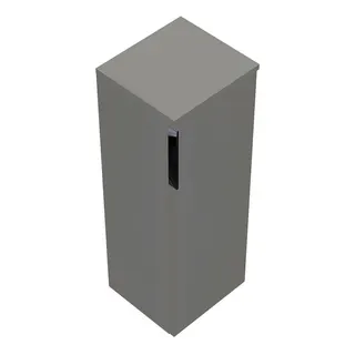 sanibel-Mittelschrank 2.0 FLEX UHZG035R rechts 350x980mm Weiß Glänzend