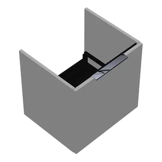 sanibel-Waschtisch-Unterbau 2.0 FLEX WVNS049 490mm breit 1 Auszug Weiß Matt