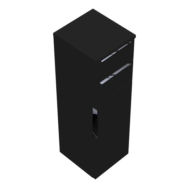 sanibel-Mittelschrank 2.0 FLEX UHIG030R rechts 300x980mm Grau Glänzend