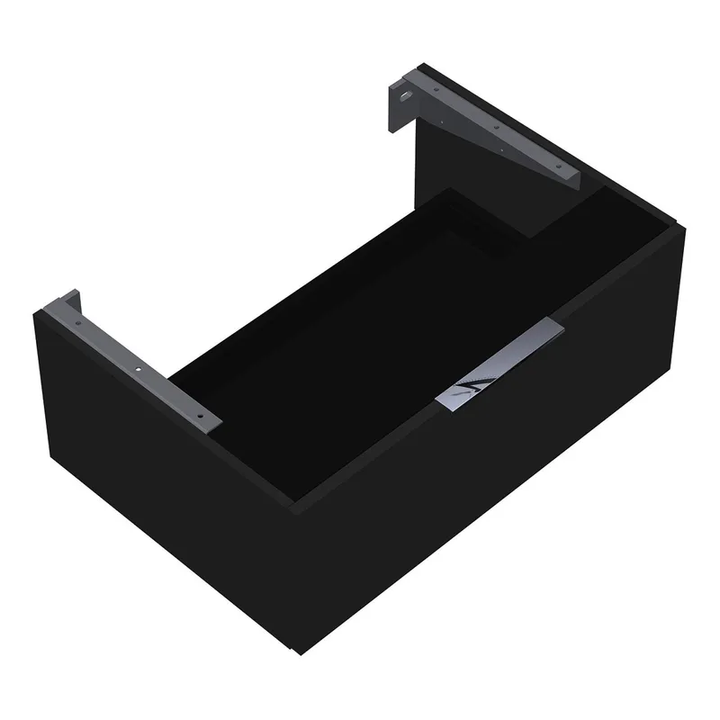 sanibel-Unterschrank 2.0 FLEX WVXX080 zu Konsole 800x300x540mm Grau Glänzend