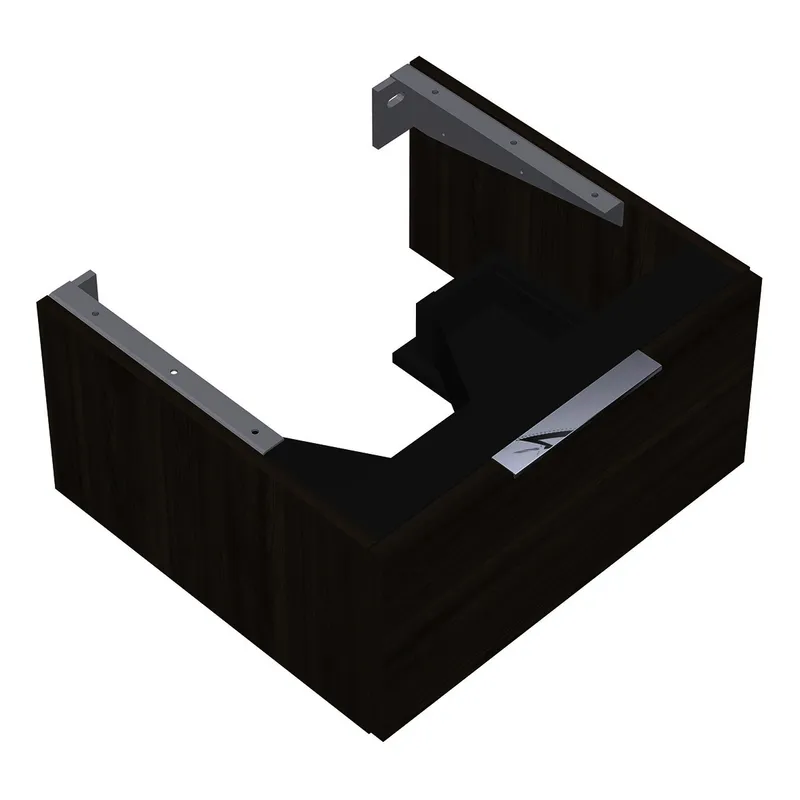 sanibel-Waschtisch-Unterschrank 2.0 FLEX WVXW060 zu Konsole 600x300x540mm Marone Trüffel