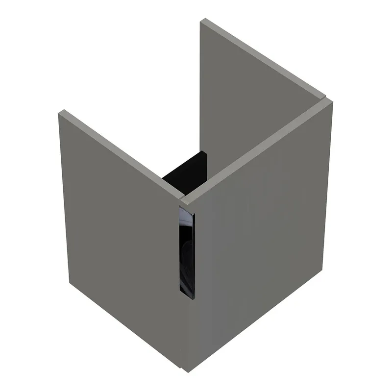sanibel-Waschtisch-Unterbau 2.0 FLEX WVPW040R 410mm breit Tür rechts Weiß Glänzend