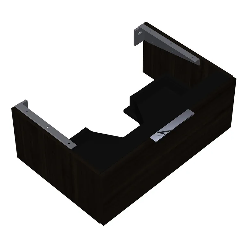 sanibel-Waschtisch-Unterschrank 2.0 FLEX WVXW080 zu Konsole 800x300x540mm Marone Trüffel