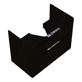 sanibel-Waschtisch-Unterbau 2.0 FLEX WVXY080 800mm breit Schubl/Auszug Marone Trüffel