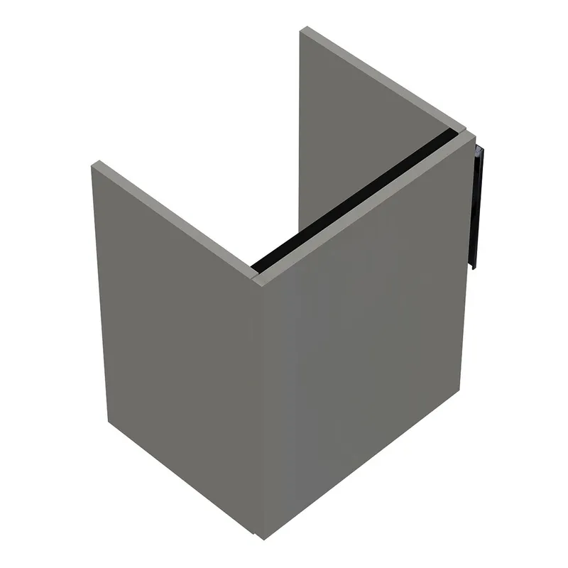 sanibel-Waschtisch-Unterbau 2.0 FLEX WVYR042L 420mm breit Tür links Weiß Glänzend