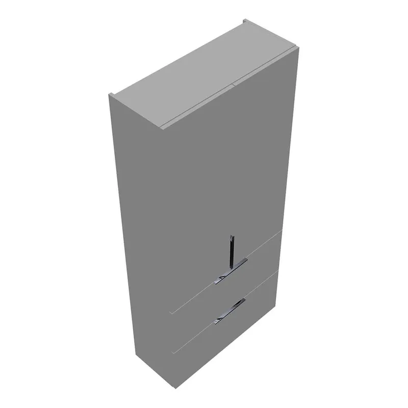 sanibel-Hochschrank 2.0 FLEX HSBC080 800x1760mm Weiß Matt
