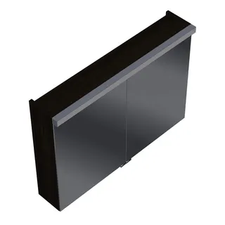sanibel-Spiegelschrank 2.0 FLEX SPFP090 LED 900x640mmx180mm Marone Trüffel