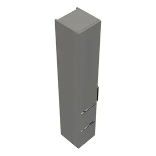 sanibel-Hochschrank 2.0 FLEX HSBC030L links 300x1760mm Weiß Glänzend