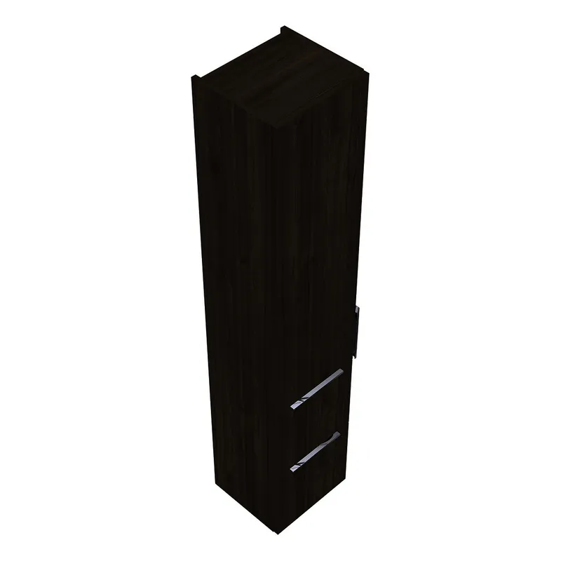 sanibel-Hochschrank 2.0 FLEX HSBC035L links 350x1760mm Marone Trüffel