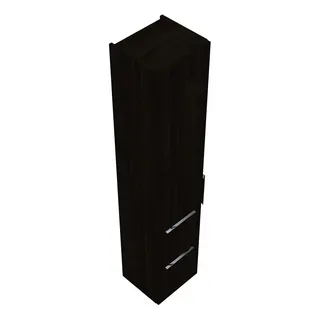 sanibel-Hochschrank 2.0 FLEX HSBC035L links 350x1760mm Marone Trüffel
