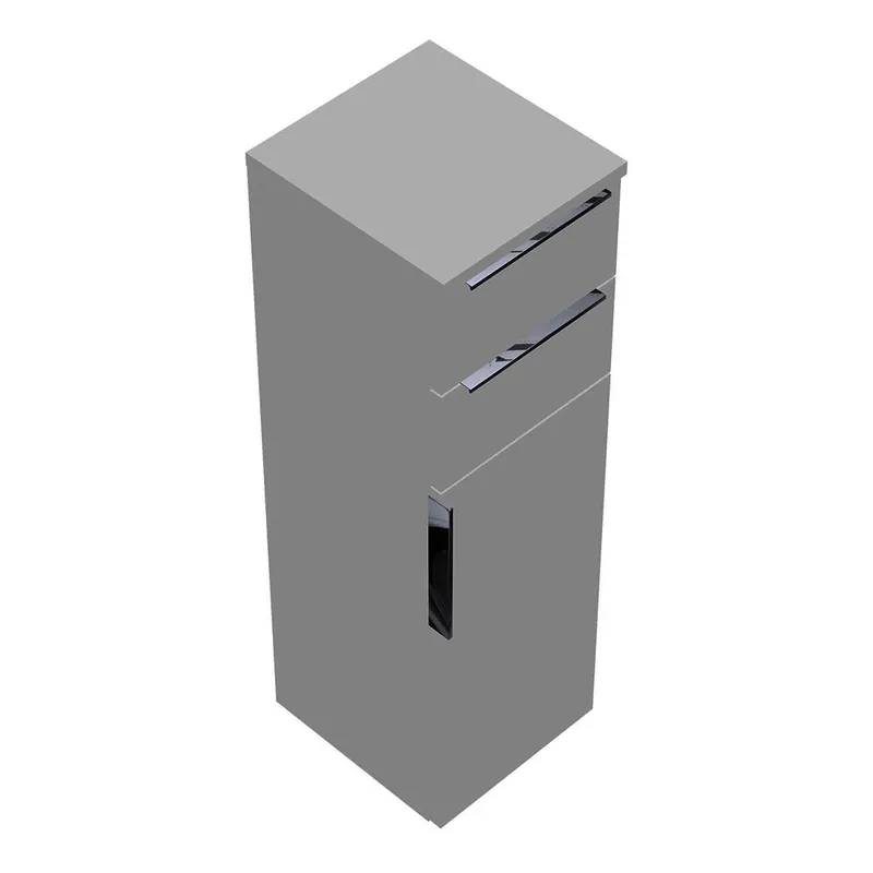 sanibel-Mittelschrank 2.0 FLEX UHIG030R rechts 300x980mm Weiß Matt