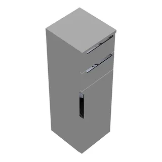 sanibel-Mittelschrank 2.0 FLEX UHIG030R rechts 300x980mm Weiß Matt