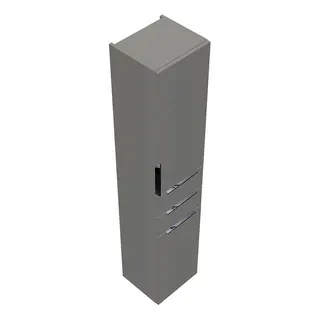 sanibel-Hochschrank 2.0 FLEX HS3549R rechts 350x1760mm Weiß Glänzend