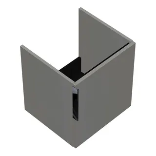 sanibel-Waschtisch-Unterbau 2.0 FLEX WVNR044R 440mm breit Tür rechts Weiß Glänzend