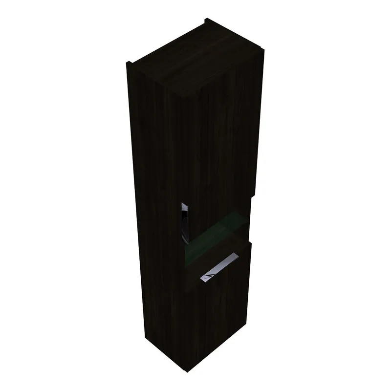 sanibel-Hochschrank 2.0 FLEX HS4542R rechts 450x1760mm Marone Trüffel
