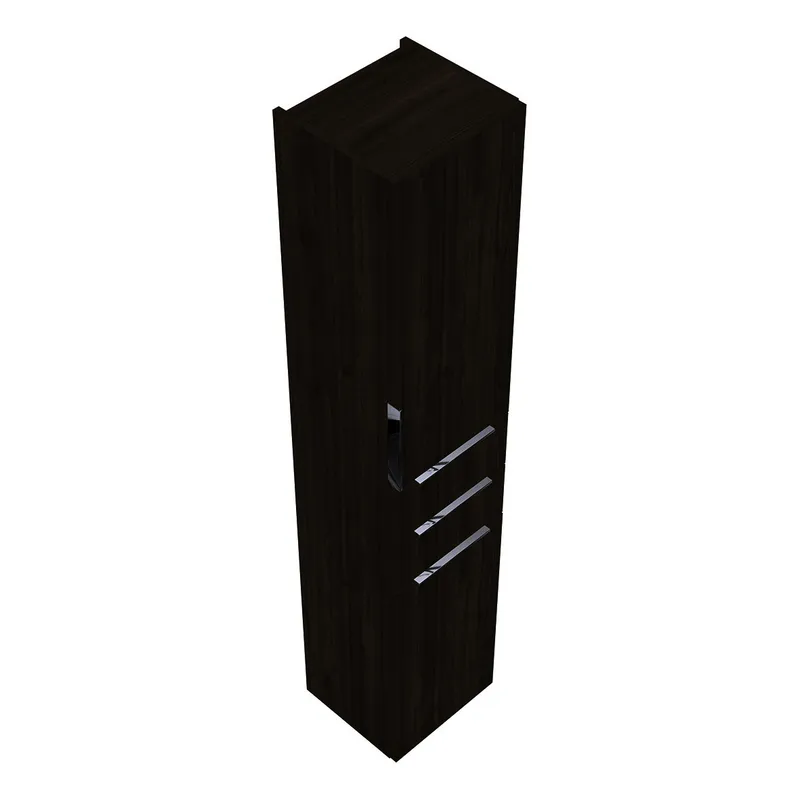 sanibel-Hochschrank 2.0 FLEX HS3549R rechts 350x1760mm Marone Trüffel