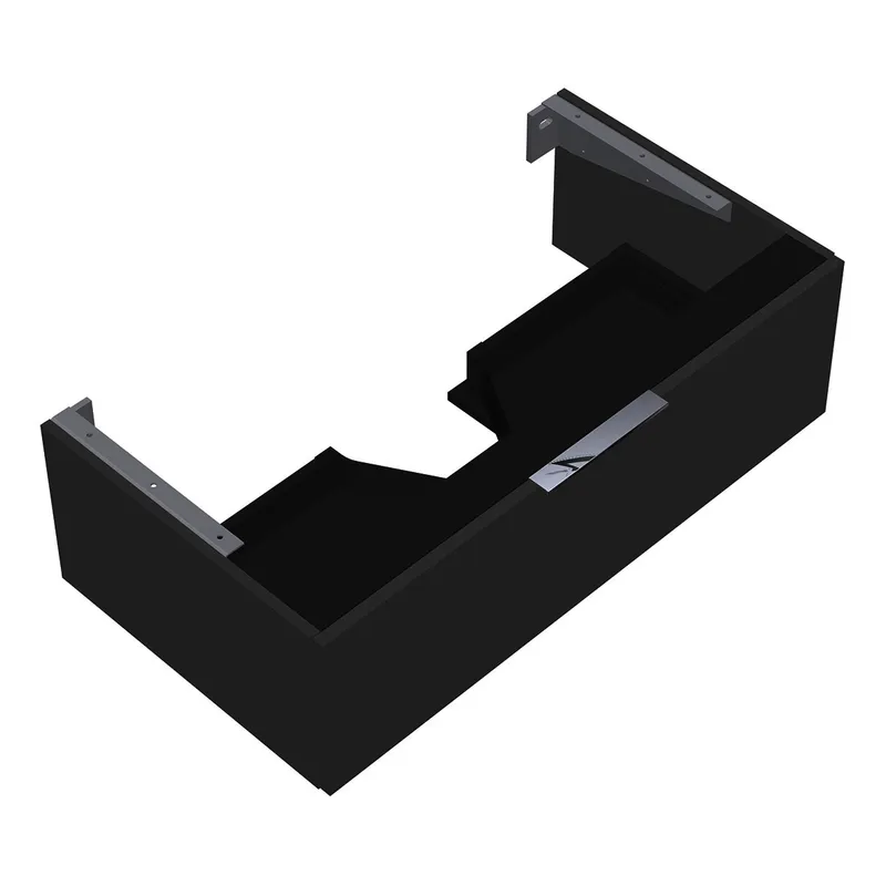sanibel-Waschtisch-Unterschrank 2.0 FLEX WVXW100 zu Konsole 1000x300x540mm Grau Glänzend