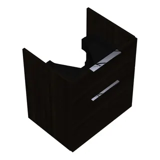 sanibel-Waschtisch-Unterbau 2.0 FLEX WVXY055 550mm breit Schubl/Auszug Marone Trüffel