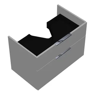 sanibel-Waschtisch-Unterbau 2.0 FLEX WVYO076 760mm breit Schubl/Auszug Weiß Matt