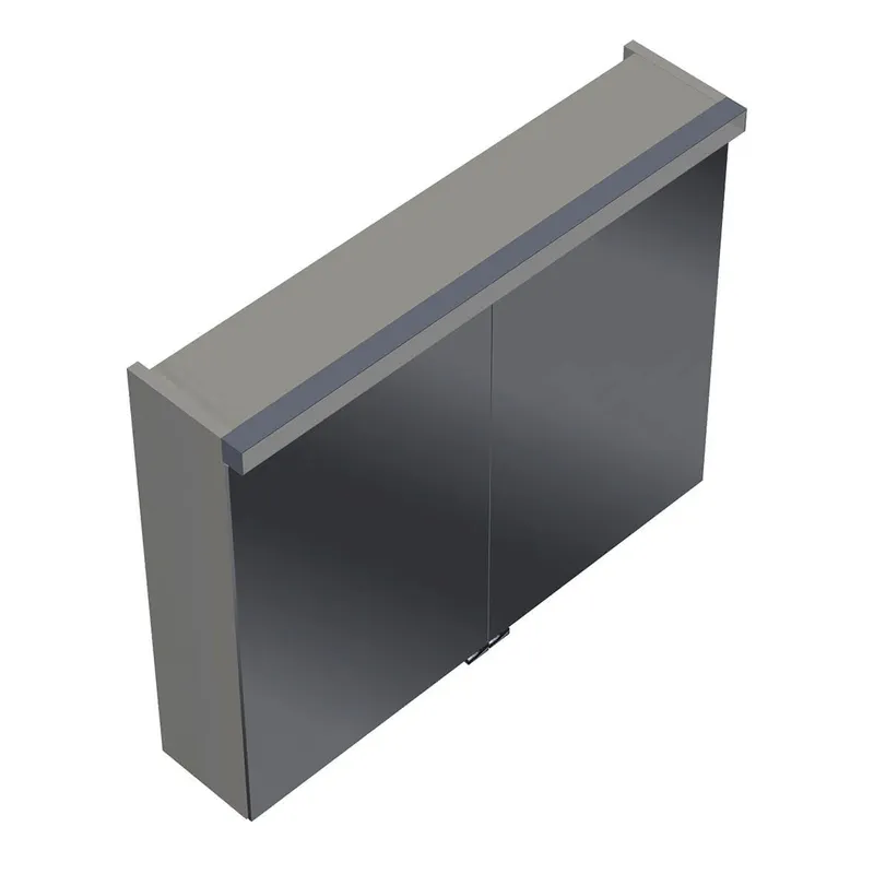 sanibel-Spiegelschrank 2.0 FLEX SPGJ080 LED-Waschtisch 800x640mmx180mm Weiß Glänzend