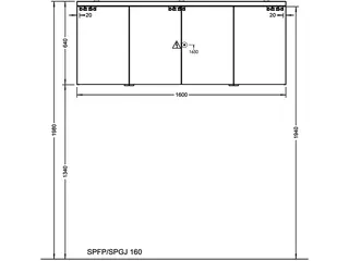sanibel-Spiegelschrank 2.0 FLEX SPFP160 LED 1600x640mmx180mm Weiß Glänzend – Bild 2