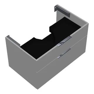 sanibel-Waschtisch-Unterschrank 2.0 FLEX WVIE090 zu Konsole 900x520x540mm Weiß Matt