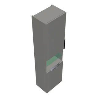 sanibel-Hochschrank 2.0 FLEX HS4542L links 450x1760mm Weiß Glänzend
