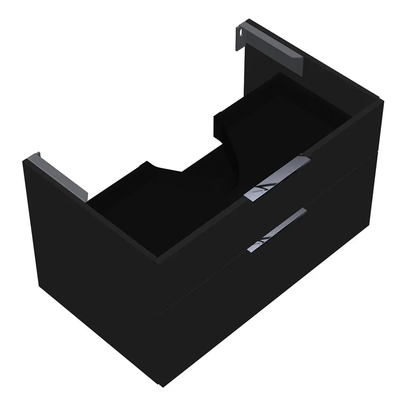 sanibel-Waschtisch-Unterschrank 2.0 FLEX WVIE090 zu Konsole 900x520x540mm Grau Glänzend