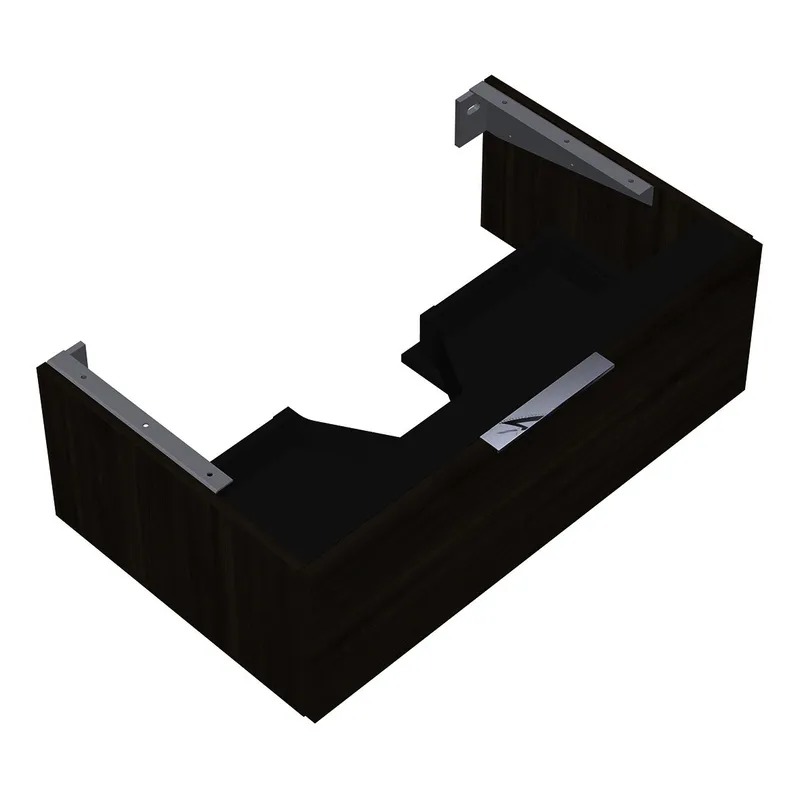 sanibel-Waschtisch-Unterschrank 2.0 FLEX WVXW090 zu Konsole 900x300x540mm Marone Trüffel