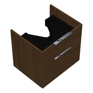 sanibel-Waschtisch-Unterbau 2.0 FLEX WVYO056 560mm breit Schubl/Auszug Eiche Cashmere