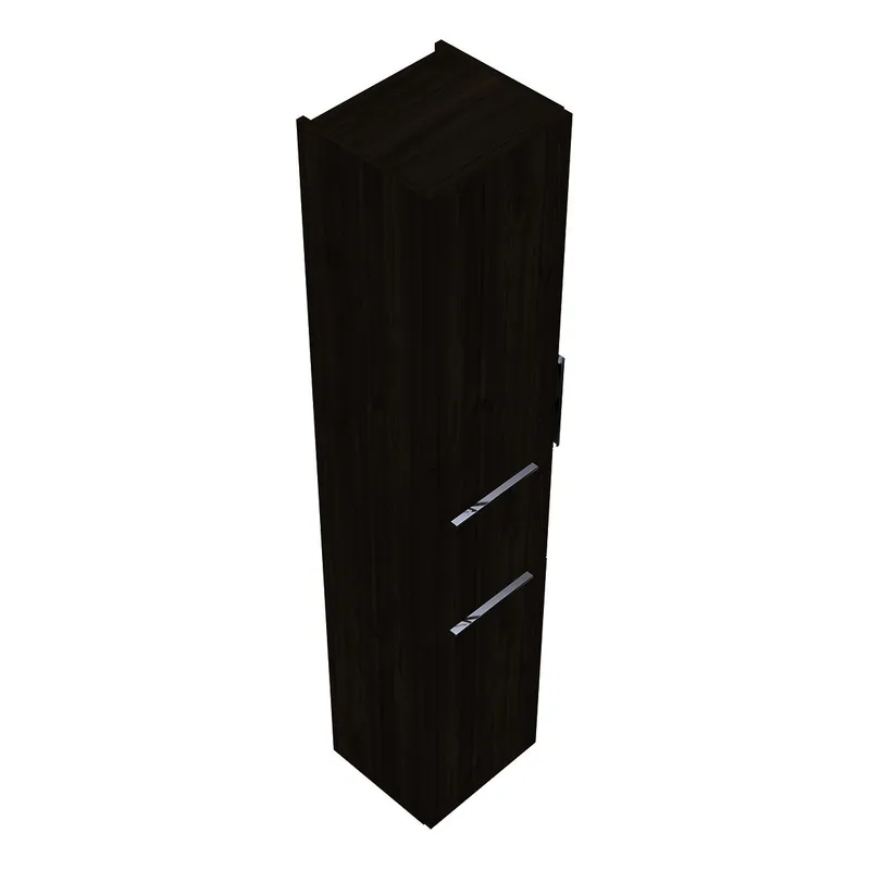 sanibel-Hochschrank 2.0 FLEX HSKV035L links 350x1760mm Marone Trüffel