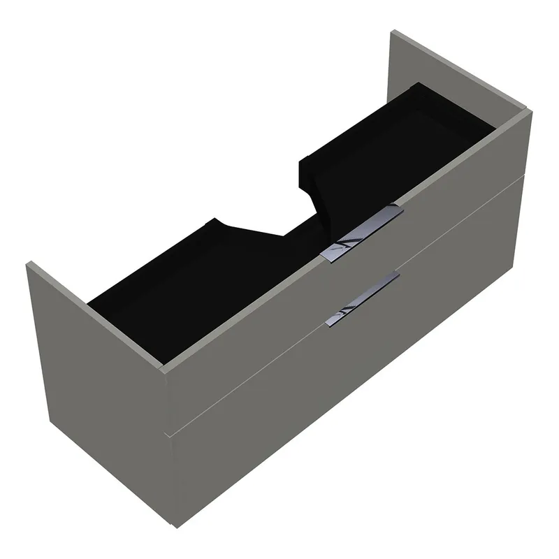 sanibel-Waschtisch-Unterbau 2.0 FLEX WVYO116 1160mm breit Schubl/Auszug Weiß Glänzend