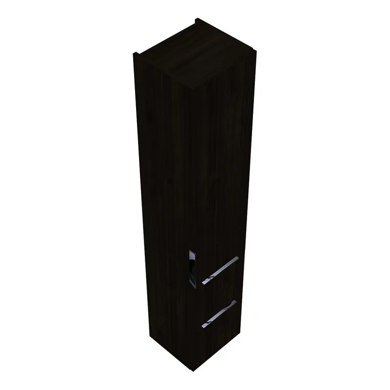 sanibel-Hochschrank 2.0 FLEX HSBC035R rechts 350x1760mm Marone Trüffel