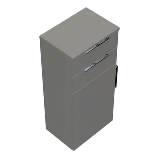 sanibel-Mittelschrank 2.0 FLEX UHIG045L links 450x980mm Weiß Glänzend