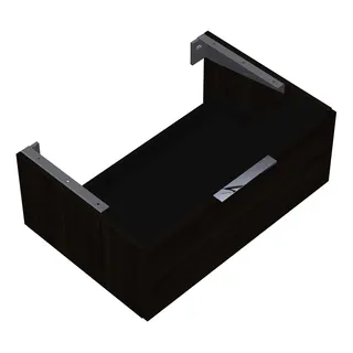 sanibel-Unterschrank 2.0 FLEX WVXX080 zu Konsole 800x300x540mm Marone Trüffel