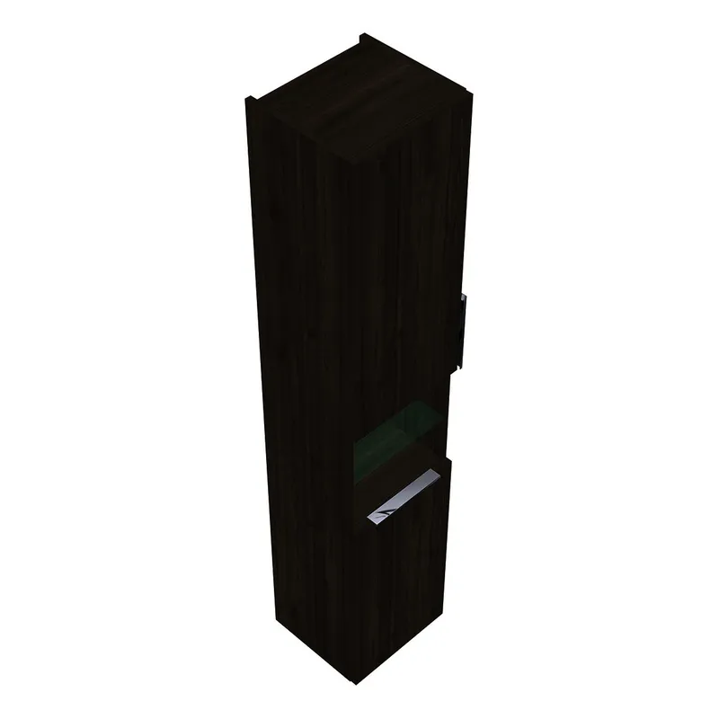 sanibel-Hochschrank 2.0 FLEX HS3542L links 350x1760mm Marone Trüffel