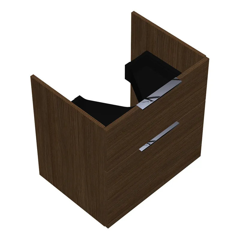 sanibel-Waschtisch-Unterbau 2.0 FLEX WVXY060 600mm breit Schubl/Auszug Eiche Cashmere