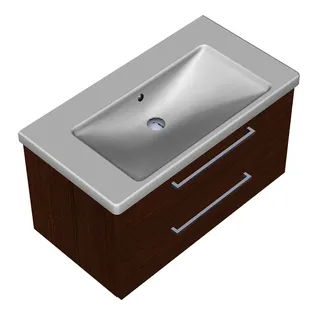sanibel-Keramik-Waschtischelement 1.1 SFBO.093 930mm breit Tectona Zimt