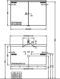sanibel-Keramik-Waschtischelement 1.1 SFBO.093 930mm breit Tectona Zimt – Bild 3