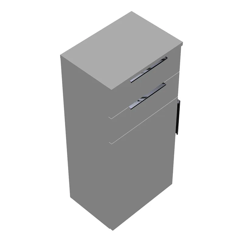 sanibel-Mittelschrank 2.0 FLEX UHIG045L links 450x980mm Weiß Matt