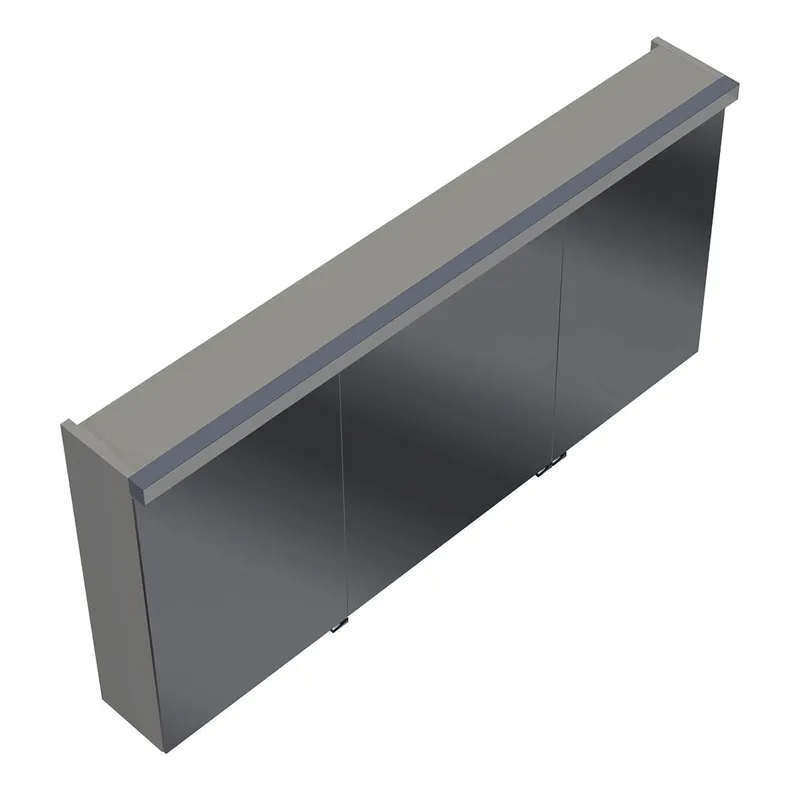 sanibel-Spiegelschrank 2.0 FLEX SPGJ130R LED-Waschtisch 1300x640mmx180mm Weiß Glänzend
