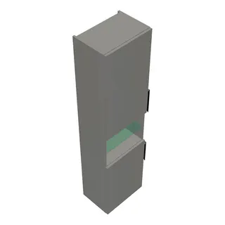 sanibel-Hochschrank 2.0 FLEX HS4532L links 450x1760mm Weiß Glänzend