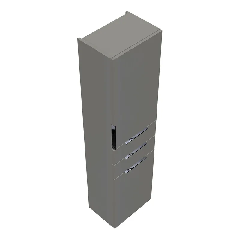 sanibel-Hochschrank 2.0 FLEX HS4549R rechts 450x1760mm Weiß Glänzend