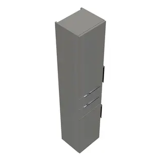 sanibel-Hochschrank 2.0 FLEX HS3537L links 350x1760mm Weiß Glänzend