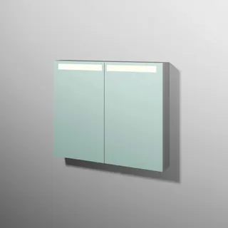 sanibel 5001 Spiegelschrank A17 SD51343 900x746x149mm Weiß-Soft
