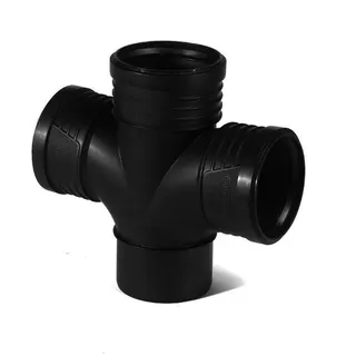 comfort-Doppelabzweig schallgedämmt DN 90x90x90 87,5 Grad