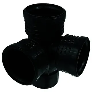 comfort-Eckabzweig schallgedämmt DN 90x90x90 87,5 Grad