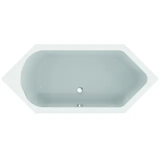 sanibel 1001-Acryl-Sechseckbadewanne A18 2050x900x450mm weiß